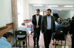 بازدید رئیس جهاددانشگاهی قم از روند برگزاری آزمون استخدامی وزارت بهداشت