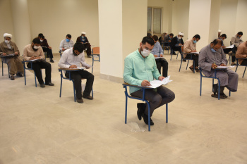 آزمون داخلی آموزشیاران و آموزش دهندگان مستمر نهضت سوادآموزی مدرسین طرح امین و معلمان قرآنی برگزار شد