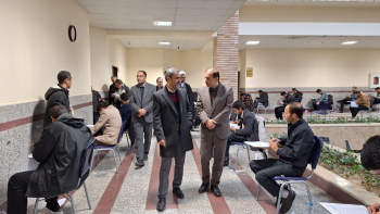 آزمون استخدامی سرایداری در قم برگزار شد