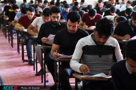 آزمون استخدامی آتشنشانی در قم برگزار شد